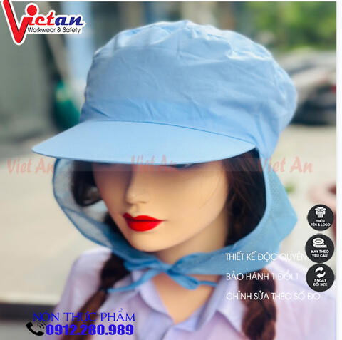 Nón Cột Dây Màu Xanh Biển VACD-02