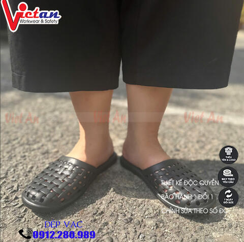 Dép Xốp VAC-E093 Màu Đen