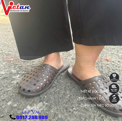 Dép Xốp VAC-E093 Màu Nâu