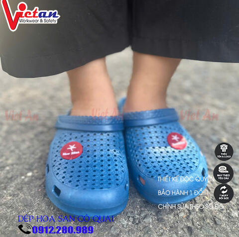 Dép Sục Có Quai Màu Xanh VADN-07
