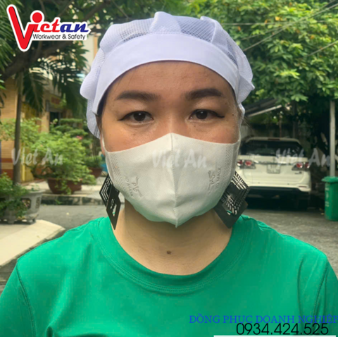 Nón Lưới Bánh Tiêu Có Vành Màu Trắng VANL-09