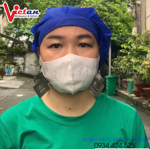 Nón Lưới Có Vành Màu Xanh Bích VANL-10