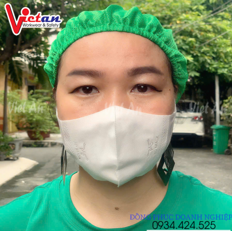 Nón Lưới Bánh Tiêu Màu Xanh Lá VANL-08