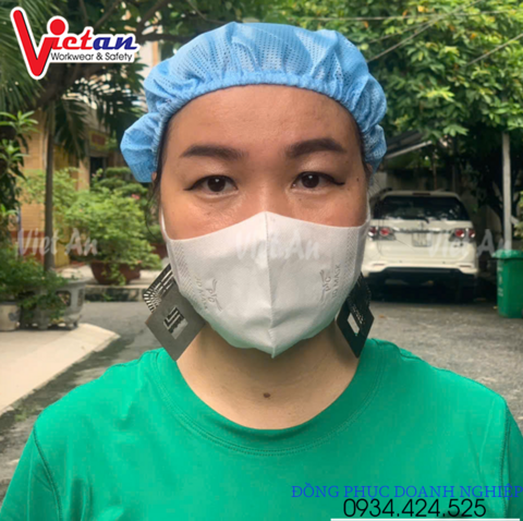 Nón Lưới Bánh Tiêu Tròn Xanh Biển VANL-04