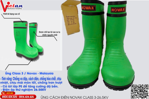Ủng Cách Điện Novax Class 3 - 26.5kV