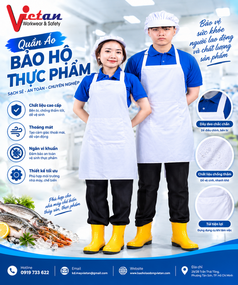 Tạp Dề Nhà Hàng TDVA-11