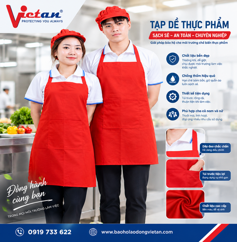 Tạp Dề Nhà Hàng TDVA-05