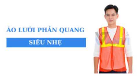#5 Mẫu áo lưới phản quang thoáng mát, đa dụng