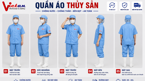Cần Đồng Phục Thủy Sản Chất Lượng? Liên Hệ Việt An Ngay!