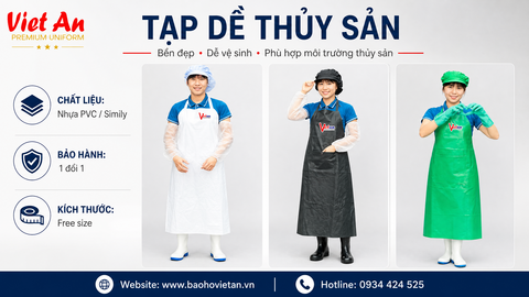 Tạp Dề Thủy Sản Có Gì Đặc Biệt? Vì Sao Nhà Máy Nên Sử Dụng?