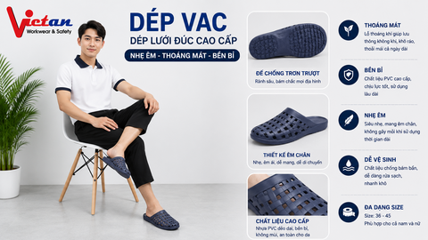 Đừng Để Rủi Ro Lao Động Ảnh Hưởng Đến Sản Xuất – Lựa Chọn Dép VAC Chất Lượng Ngay Hôm Nay!