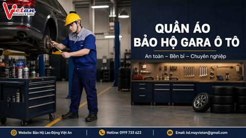 Quần Áo Bảo Hộ Gara Ô Tô – Đồng Phục Thợ Sửa Chữa Chuyên Nghiệp