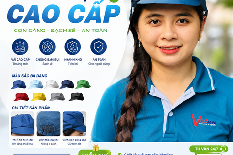 Nón Phòng Sạch Chống Tĩnh Điện Màu Xanh Đen VAPS-05