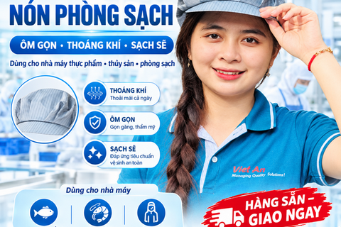 Nón Phòng Sạch Chống Tĩnh Điện Màu Xám VAPS-06