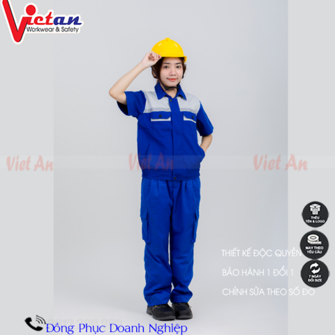 Quần Áo Bảo Hộ Lao Động Ngắn Tay  VANT-02