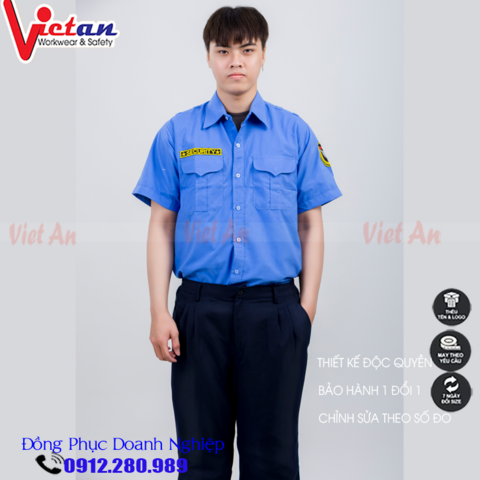 Quần Áo Bảo Hộ Lao Động Ngắn Tay VANT-09