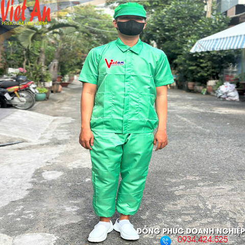 Quần Áo Phòng Sạch Ngắn Tay VAPSNT-04