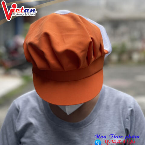 Nón Thực Phẩm Xếp Ly Kaki VAXL-03