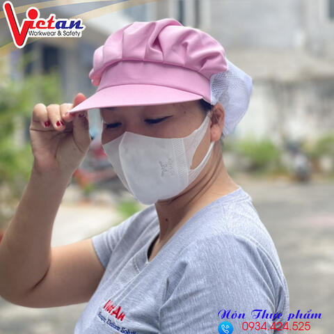 Nón Thực Phẩm Xếp Ly Kaki VAXL-05