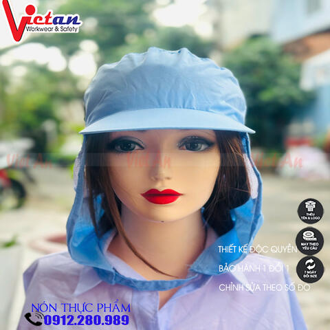 Nón Mới Silk Xanh Biển VANM-03