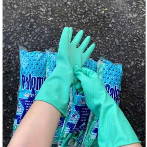 Găng Tay Cao Su Paloma Xanh Lá GTCS01