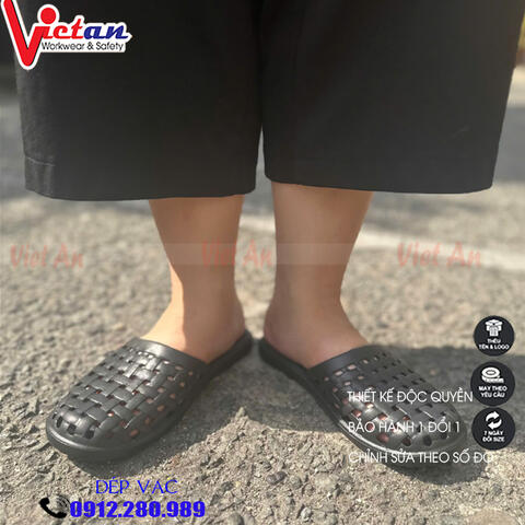 Dép Xốp VAC-E093 Màu Đen