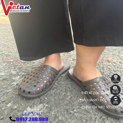 Dép Xốp VAC-E093 Màu Nâu