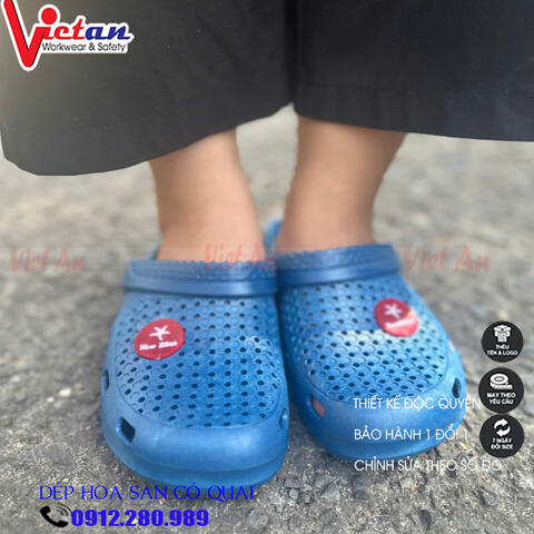 Dép Sục Có Quai Màu Xanh VADN-07
