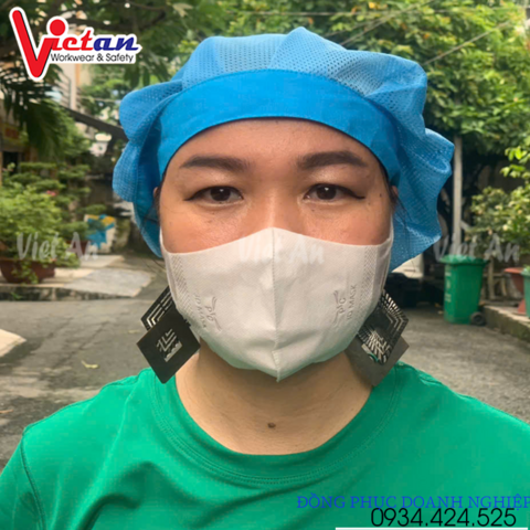 Nón Lưới Có Vành Màu Xanh Yamaha VANL-14