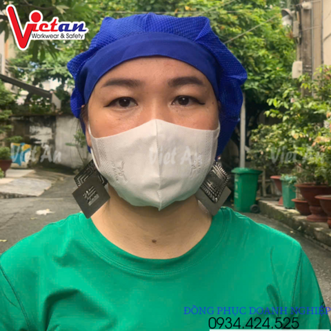 Nón Lưới Có Vành Màu Xanh Bích VANL-10