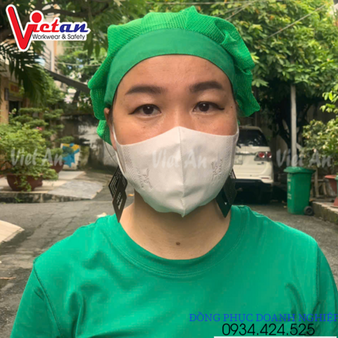 Nón Lưới Có Vành Màu Xanh Lá VANL-11