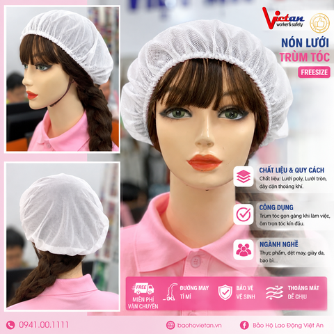 Nón Lưới Bánh Tiêu Tròn VANL-01