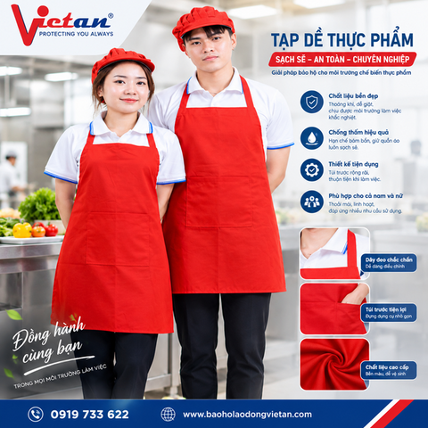 Tạp Dề Nhà Hàng TDVA-05