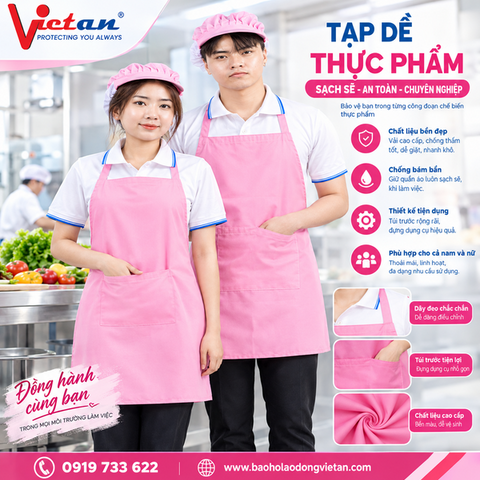 Tạp Dề Nhà Hàng TDVA-06