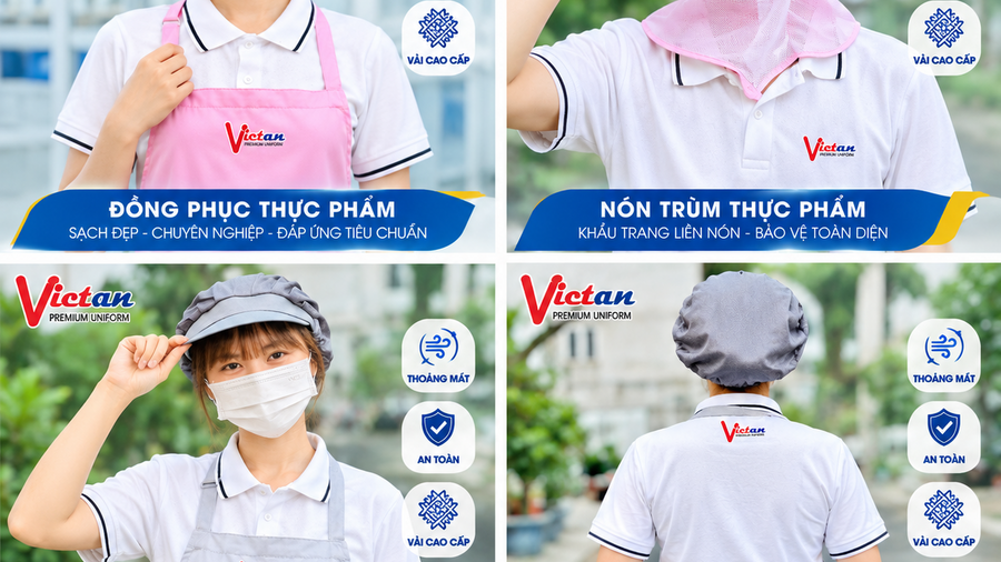Tạp Dề Nhà Hàng Việt An – Nâng Tầm Hình Ảnh Chuyên Nghiệp Cho Mọi Quán Ăn