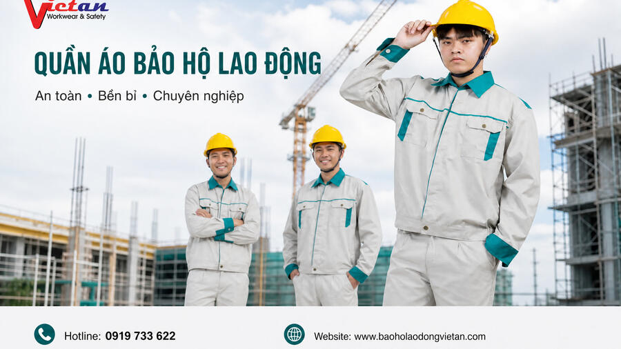 Quần Áo Bảo Hộ Lao Động Cao Cấp Việt An – Bền Đẹp, Thoải Mái, Chuyên Nghiệp
