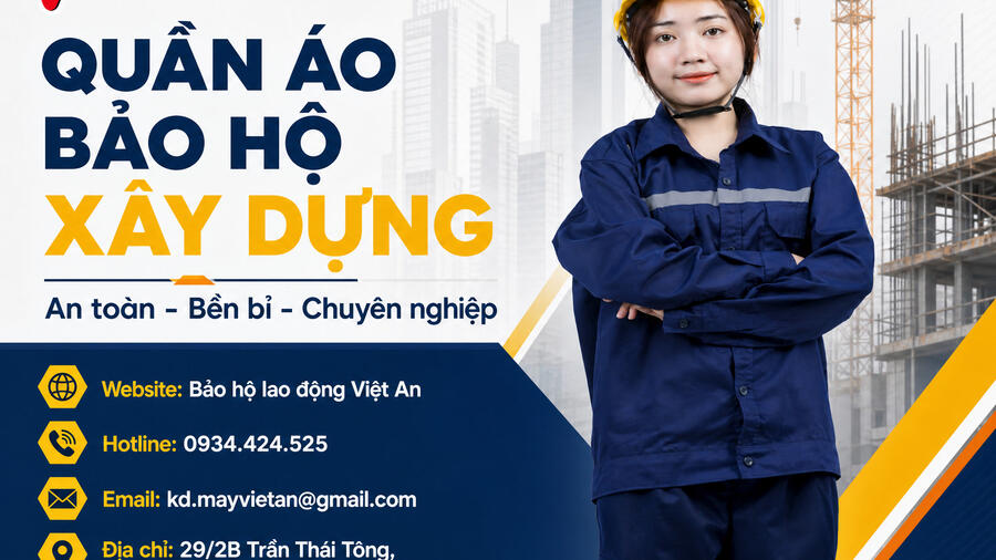 Quần Áo Bảo Hộ Xây Dựng – Bền Bỉ, Thoải Mái Cho Mọi Công Trình
