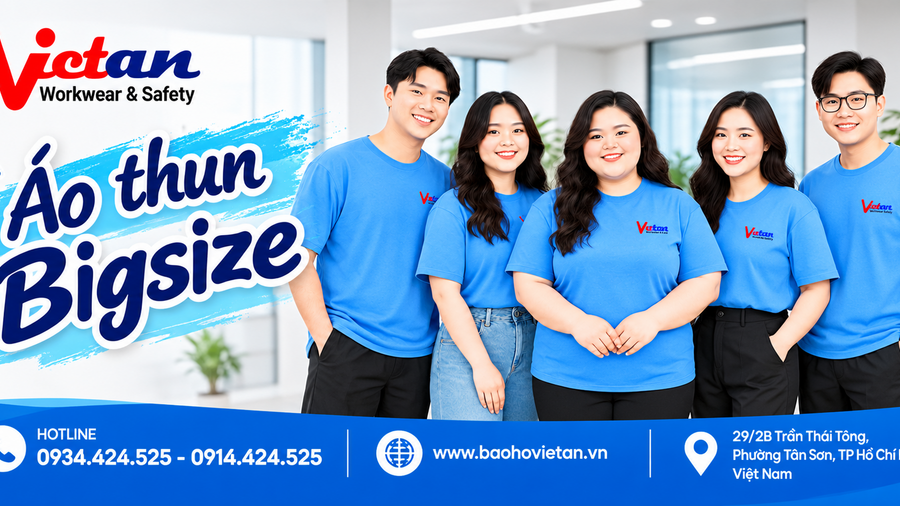 Áo Thun Bigsize – Giải Pháp Đồng Phục Cho Nhân Viên Có Vóc Dáng Lớn