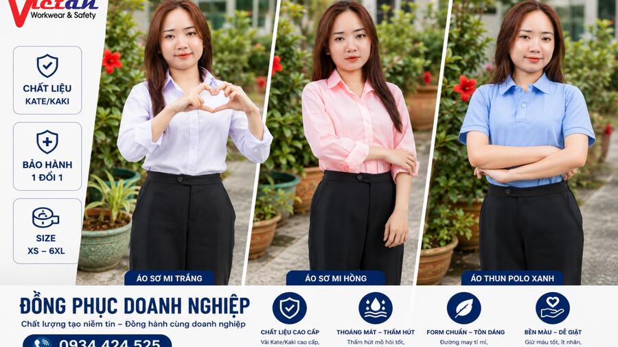 Xu Hướng Áo Sơ Mi Đồng Phục Đẹp, Hiện Đại Cho Doanh Nghiệp 2026