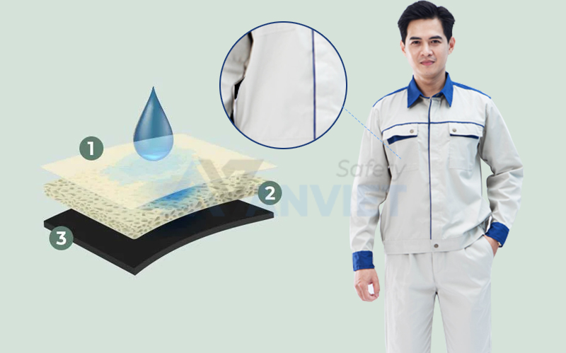 Vải cotton có khả năng thấm hút mồ hôi, tạo sự thoải mái.