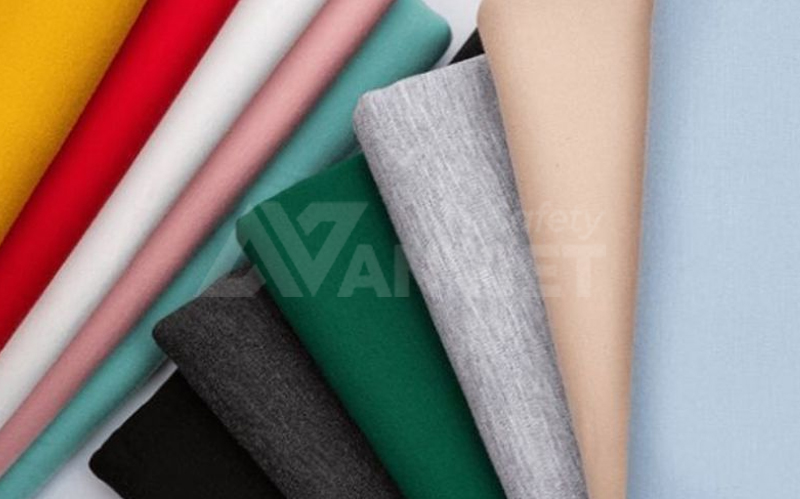 Vải cotton pha spandex.