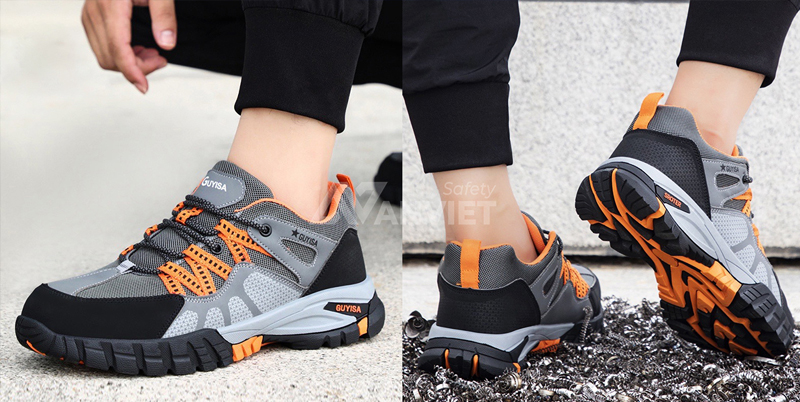 Giày bảo hộ siêu nhẹ thiết kế thời trang.