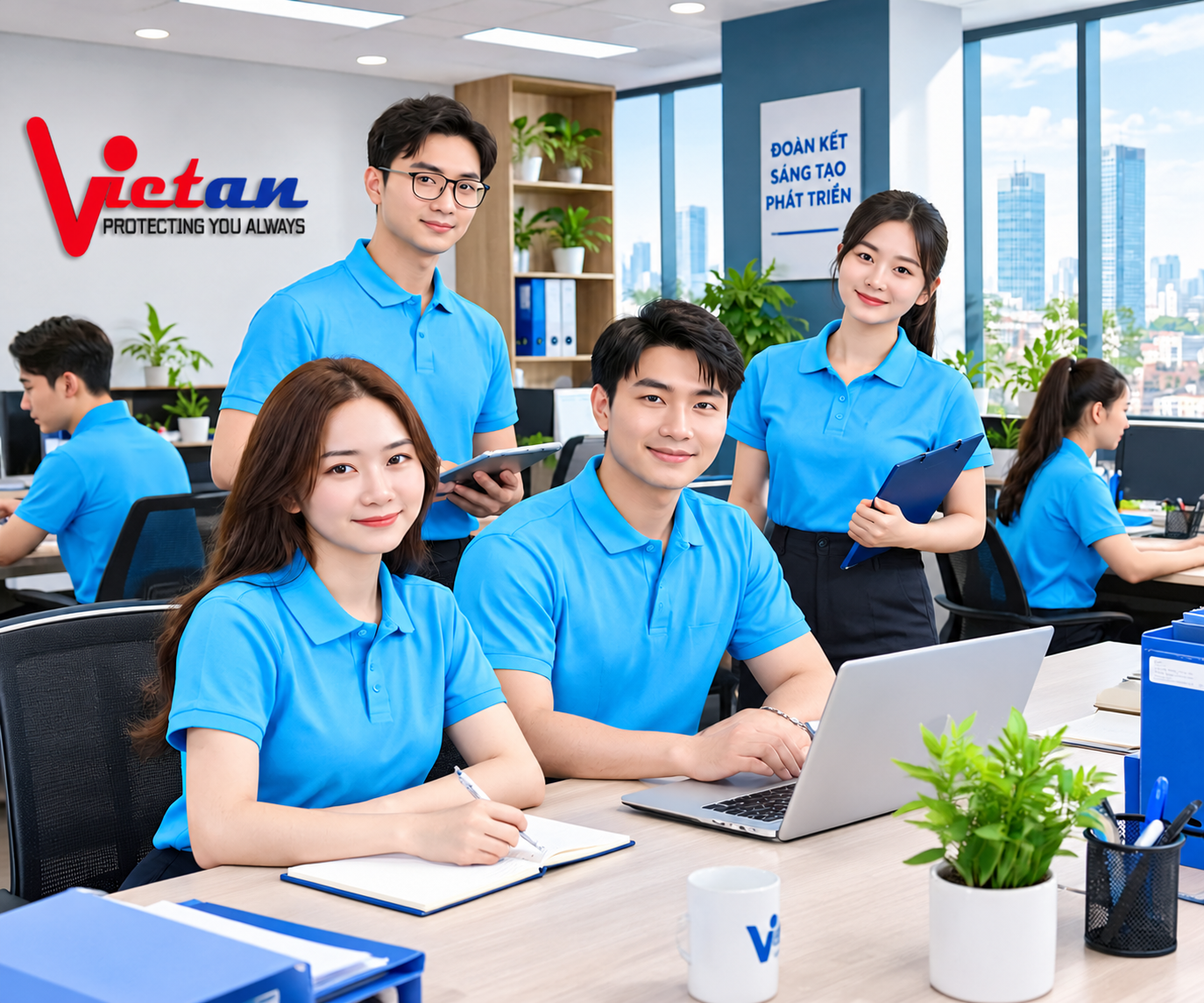 Áo polo công sở giúp cho doanh nghiệp nâng tầm thương hiệu với phần cổ bẻ làm cho chiếc áo trông chỉn chu hơn. Chiếc áo polo vừa tạo cảm giác thoải mái vừa giúp bạn trông lịch sự hơn trong mắt của khách hàng.