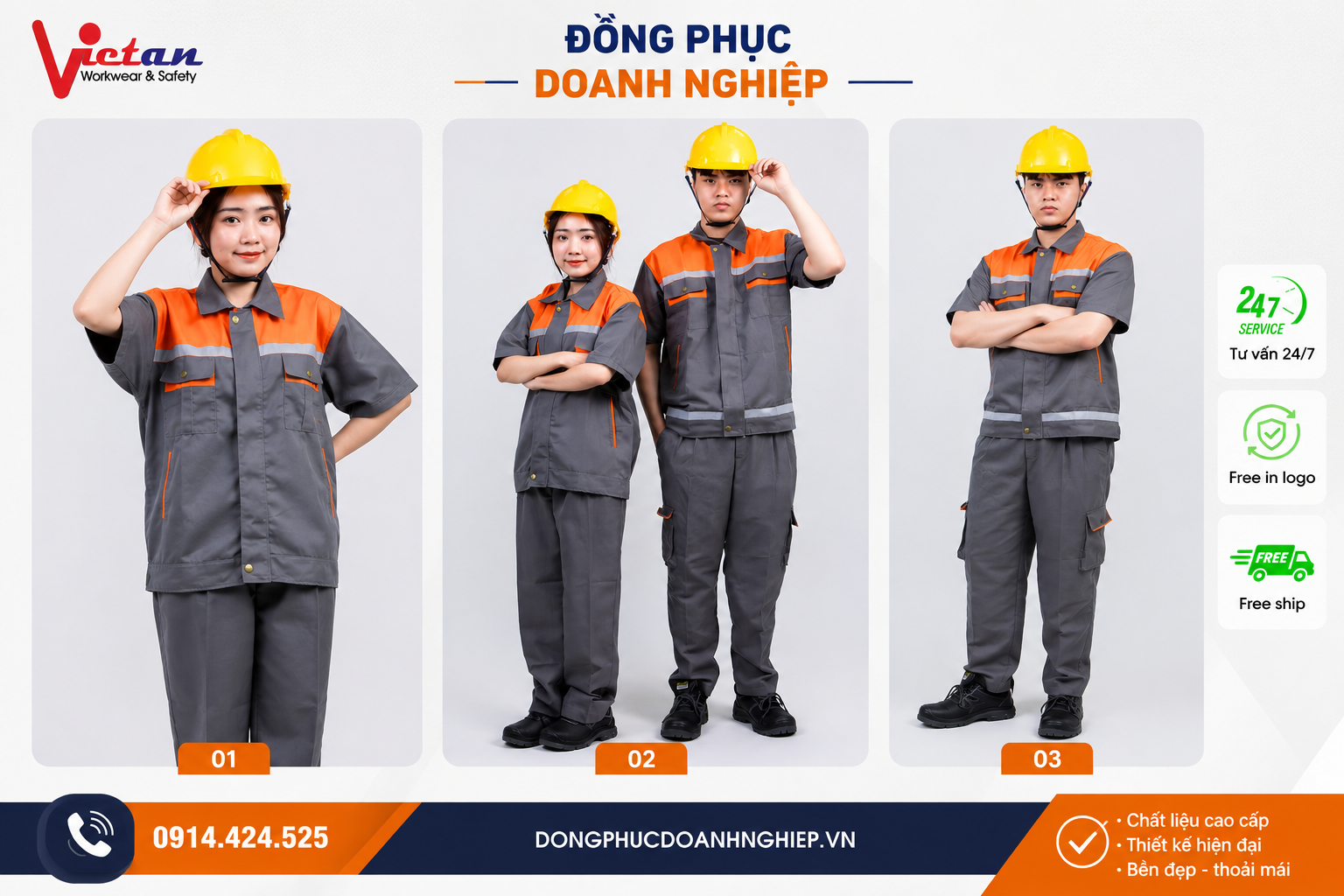 Đồ bảo hộ chuyên nghiệp và hiện đại