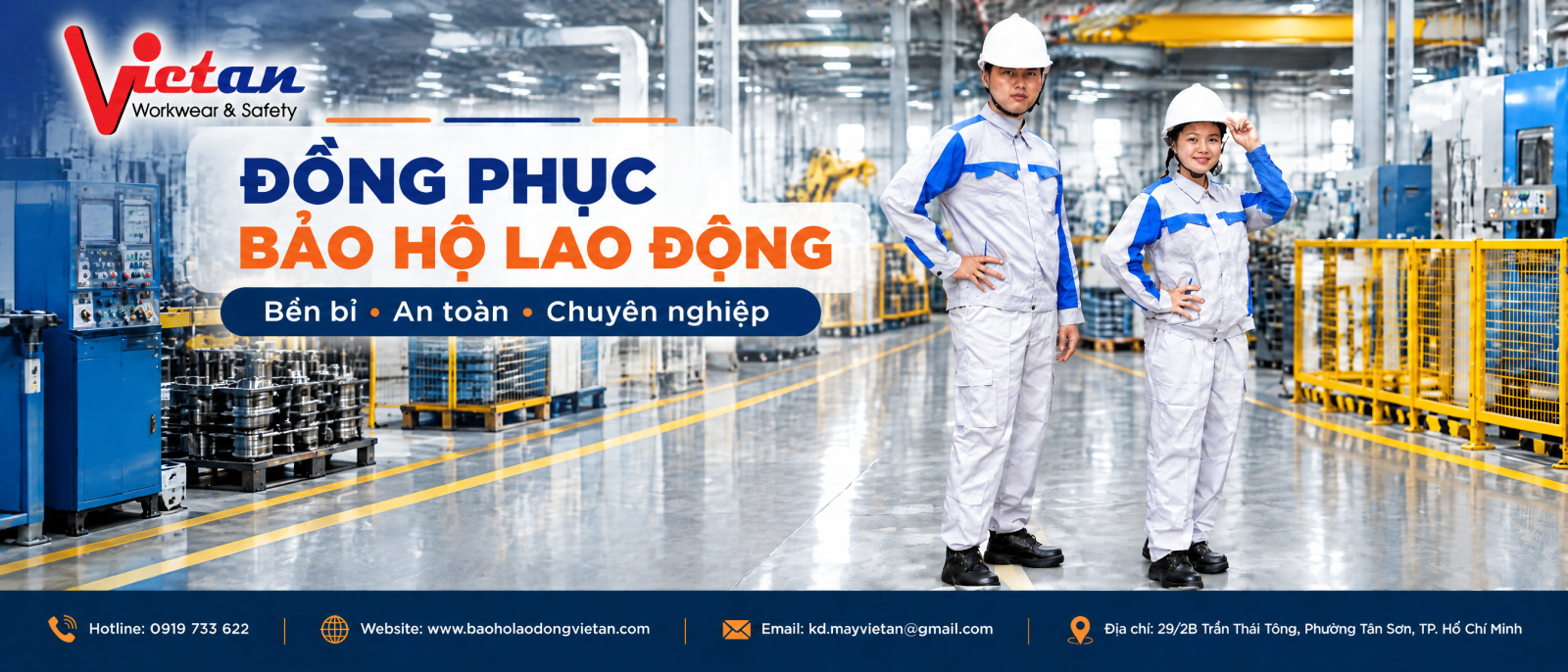 Mỗi bộ trang phục bảo hộ được thiết kế phù hợp, không chỉ mang lại sự thuận tiện cho doanh nghiệp mà còn giúp người lao đồn cảm thấy thoải mái hơn khi làm việc