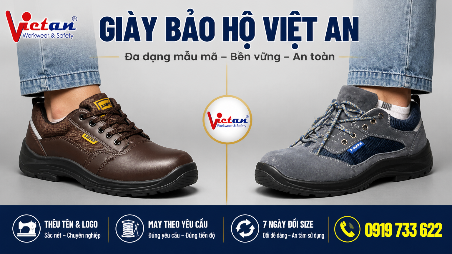 Giày bảo hộ cao cấp hàng đầu Việt Nam
