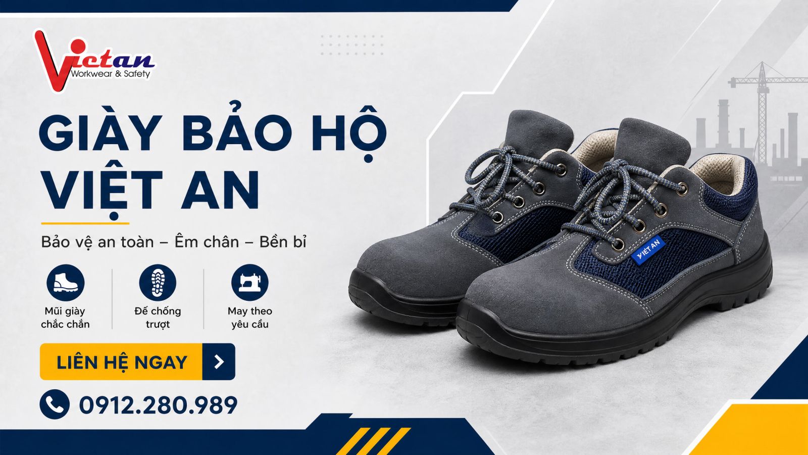 Giày bảo hộ- bảo vệ đôi chân của bạn