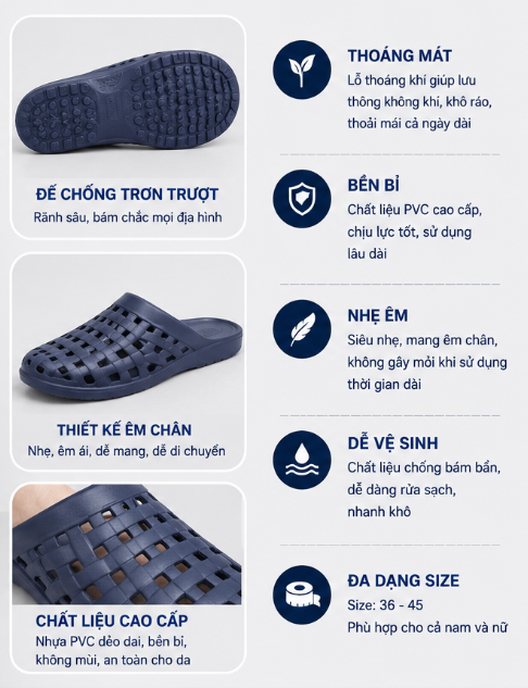 Dép VAC- bảo hộ lao động