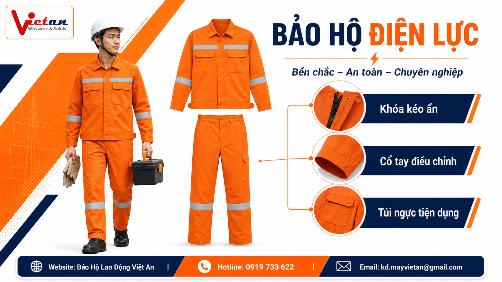Quần áo bảo hộ điện lực- Giải pháp bảo vệ người lao động an toàn trong môi trường làm việc