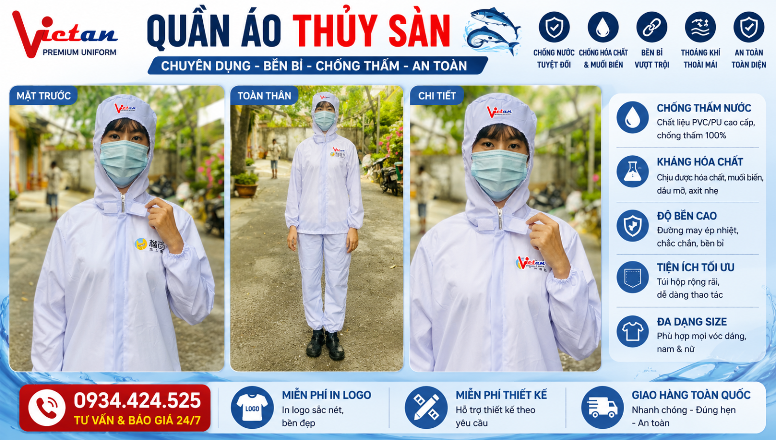 Quần áo thủy sản
